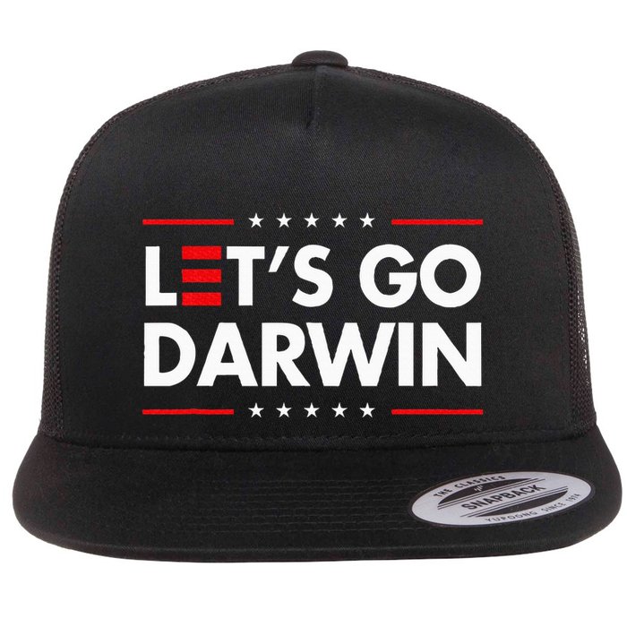 Funny LetS Go Darwin Charles Darwin Flatbill Hat