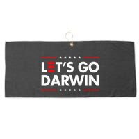 Funny LetS Go Darwin Charles Darwin Large Microfiber Waffle Golf Towel