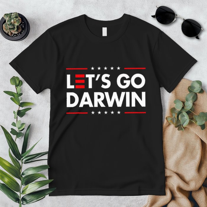 Funny LetS Go Darwin Charles Darwin Premium T-Shirt