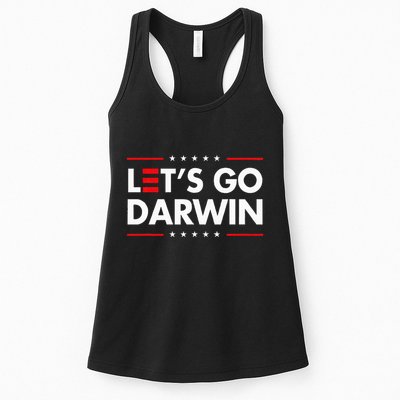 Funny LetS Go Darwin Charles Darwin Womens Tank Top