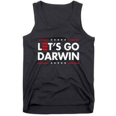 Funny LetS Go Darwin Charles Darwin Tank Top