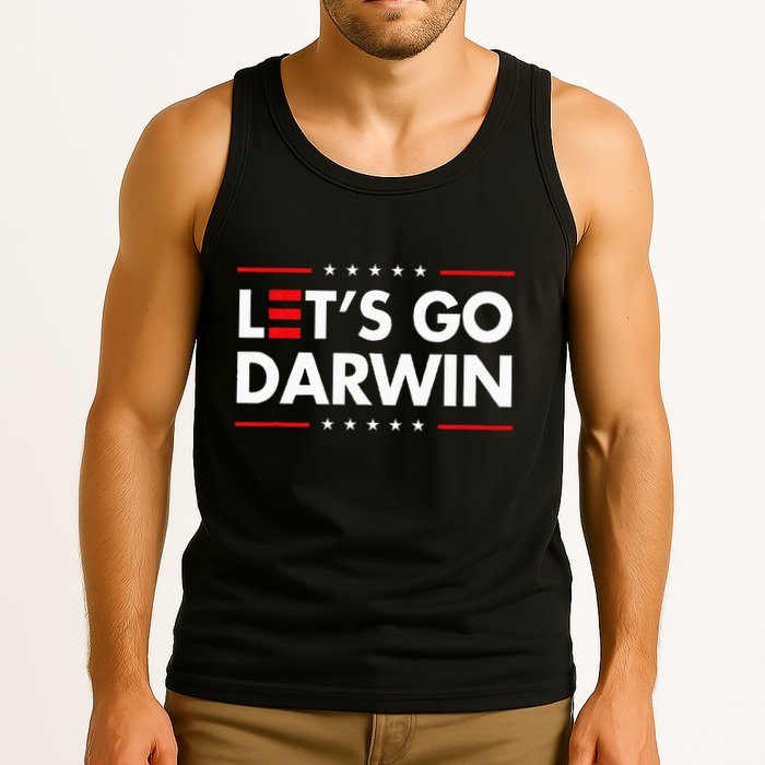 Funny LetS Go Darwin Charles Darwin Tank Top