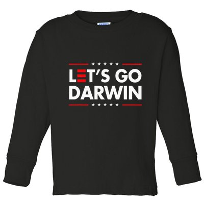 Funny LetS Go Darwin Charles Darwin Toddler Long Sleeve Shirt