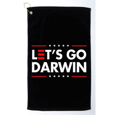 Funny LetS Go Darwin Charles Darwin Golf Towel