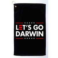 Funny LetS Go Darwin Charles Darwin Golf Towel