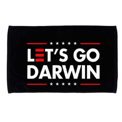 Funny LetS Go Darwin Charles Darwin Microfiber Hand Towel