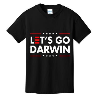 Funny LetS Go Darwin Charles Darwin Kids T-Shirt