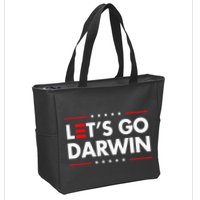 Funny LetS Go Darwin Charles Darwin Zip Tote Bag
