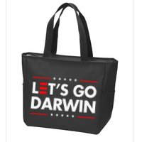 Funny LetS Go Darwin Charles Darwin Zip Tote Bag