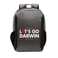 Funny LetS Go Darwin Charles Darwin Vector Backpack