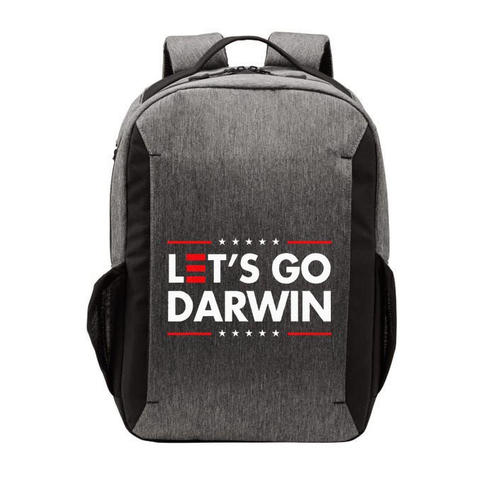 Funny LetS Go Darwin Charles Darwin Vector Backpack