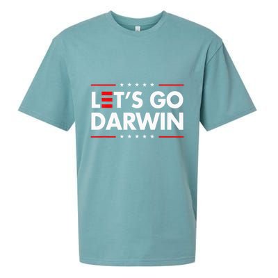 Funny LetS Go Darwin Charles Darwin Sueded Cloud Jersey T-Shirt