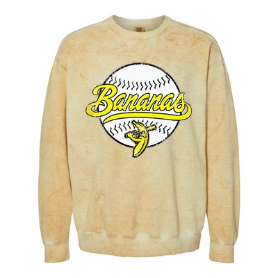 Funny LetS Go Bananas Colorblast Crewneck Sweatshirt