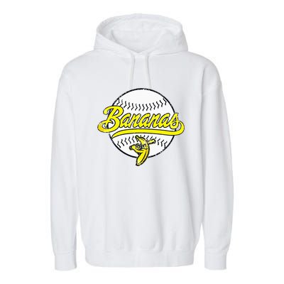 Funny LetS Go Bananas Garment-Dyed Fleece Hoodie