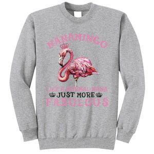 Flamingo Lover Grandma Mom Yayamingo Like A Normal Yaya Tall Sweatshirt