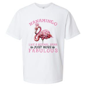 Flamingo Lover Grandma Mom Yayamingo Like A Normal Yaya Sueded Cloud Jersey T-Shirt