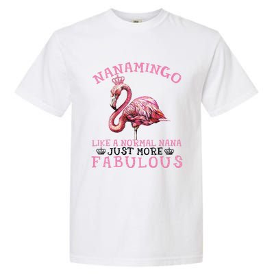 Flamingo Lover Grandma Mom Yayamingo Like A Normal Yaya Garment-Dyed Heavyweight T-Shirt