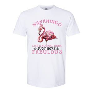 Flamingo Lover Grandma Mom Yayamingo Like A Normal Yaya Softstyle CVC T-Shirt