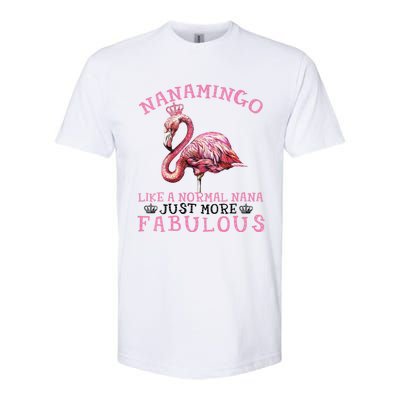 Flamingo Lover Grandma Mom Yayamingo Like A Normal Yaya Softstyle CVC T-Shirt