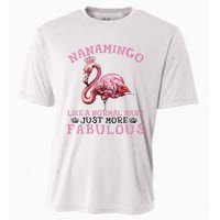 Flamingo Lover Grandma Mom Yayamingo Like A Normal Yaya Cooling Performance Crew T-Shirt