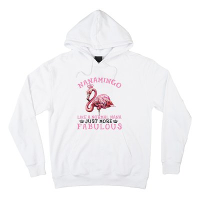 Flamingo Lover Grandma Mom Yayamingo Like A Normal Yaya Hoodie