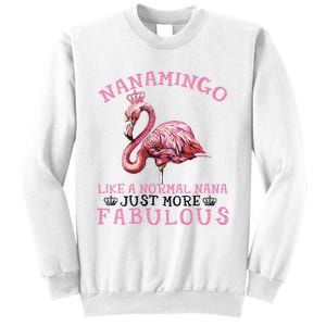 Flamingo Lover Grandma Mom Yayamingo Like A Normal Yaya Sweatshirt