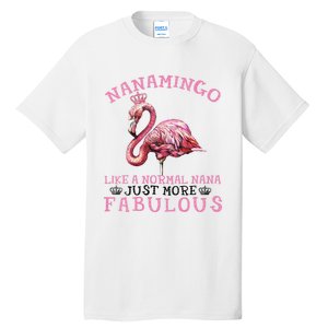 Flamingo Lover Grandma Mom Yayamingo Like A Normal Yaya Tall T-Shirt