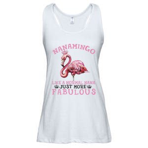 Flamingo Lover Grandma Mom Yayamingo Like A Normal Yaya Ladies Essential Flowy Tank