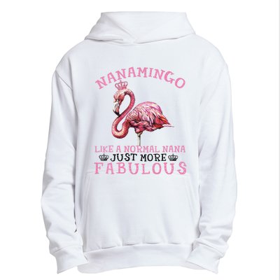 Flamingo Lover Grandma Mom Yayamingo Like A Normal Yaya Urban Pullover Hoodie