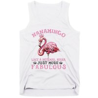 Flamingo Lover Grandma Mom Yayamingo Like A Normal Yaya Tank Top