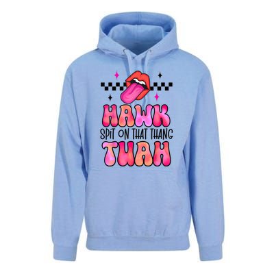 Funny Lips Groovy Hawk Tush Spit On That Thing Gift Unisex Surf Hoodie