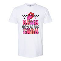 Funny Lips Groovy Hawk Tush Spit On That Thing Gift Softstyle CVC T-Shirt