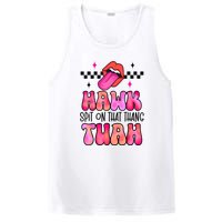 Funny Lips Groovy Hawk Tush Spit On That Thing Gift PosiCharge Competitor Tank