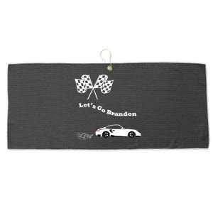 Funny LetS Go Brandon Race Car Meaningful Gift Large Microfiber Waffle Golf Towel