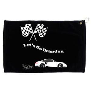 Funny LetS Go Brandon Race Car Meaningful Gift Grommeted Golf Towel