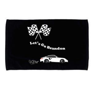 Funny LetS Go Brandon Race Car Meaningful Gift Microfiber Hand Towel