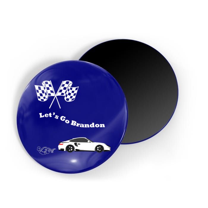 Funny LetS Go Brandon Race Car Meaningful Gift Magnet