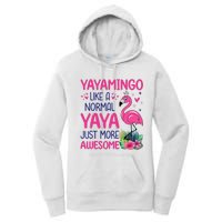 Flamingo Lover Grandma Mom Yayamingo Like A Normal Yaya Women's Pullover Hoodie