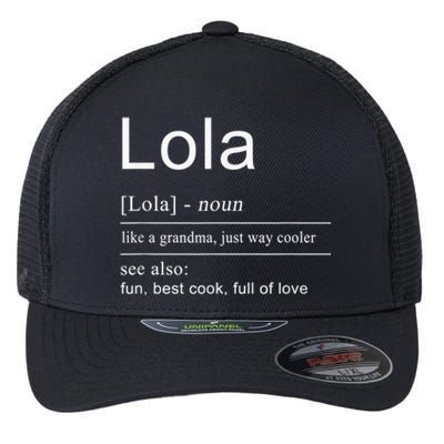 Filipino Lola Grandma Philippines  for Wo Flexfit Unipanel Trucker Cap