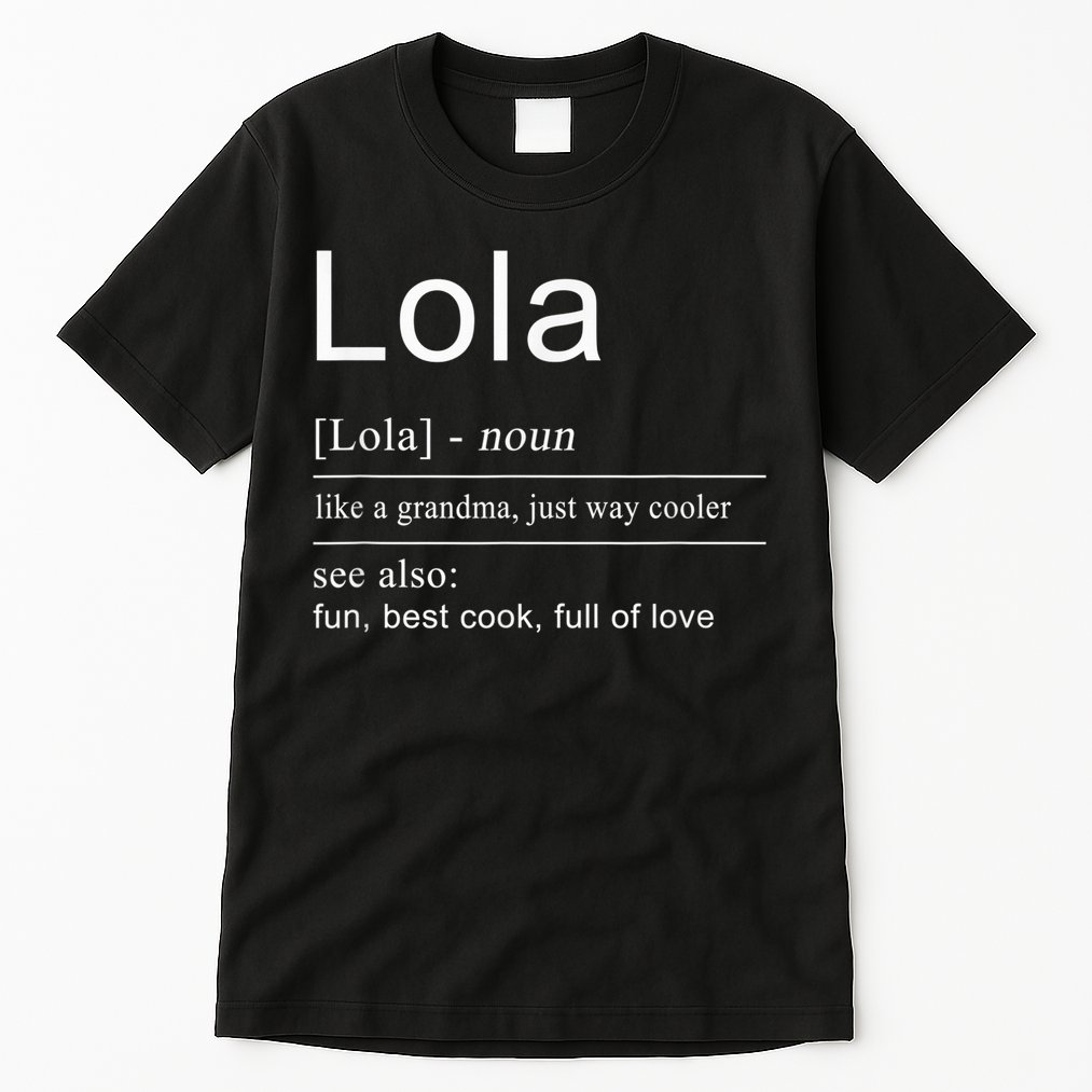 Filipino Lola Grandma Philippines  for Wo Tall T-Shirt