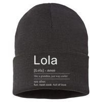 Filipino Lola Grandma Philippines  for Wo Sustainable Knit Beanie