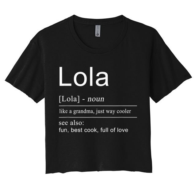 Filipino Lola Grandma Philippines  for Wo Crop Top