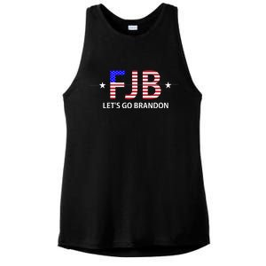 FJB Let's Go Brandon Ladies PosiCharge Tri-Blend Wicking Tank