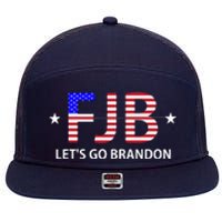 FJB Let's Go Brandon 7 Panel Mesh Trucker Snapback Hat