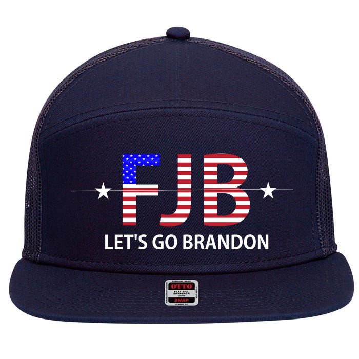 FJB Let's Go Brandon 7 Panel Mesh Trucker Snapback Hat