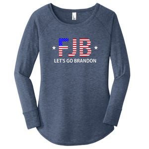 FJB Let's Go Brandon Women's Perfect Tri Tunic Long Sleeve Shirt