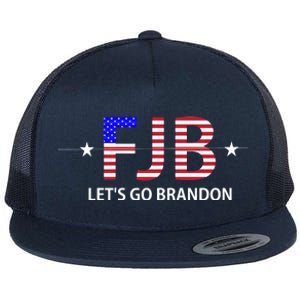 FJB Let's Go Brandon Flat Bill Trucker Hat