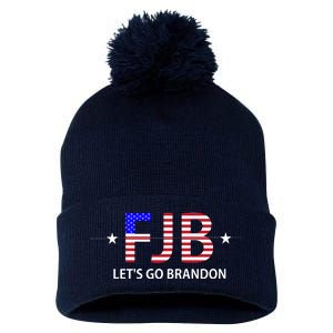 FJB Let's Go Brandon Pom Pom 12in Knit Beanie