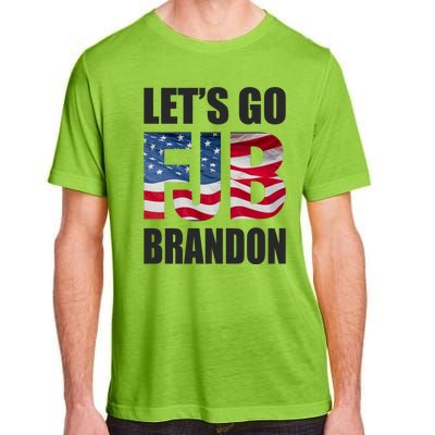 FJB Let's Go Brandon FJB Flag Image Apparel Adult ChromaSoft Performance T-Shirt