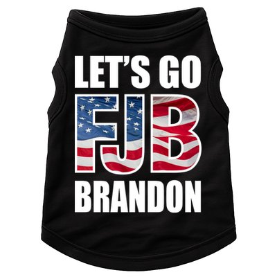 FJB Let's Go Brandon FJB Flag Image Apparel Doggie Tank
